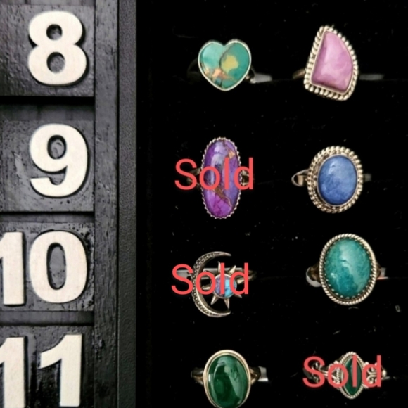 NEW Size 6.5 Genuine Sterling Silver Rings - Picture 6 of 10